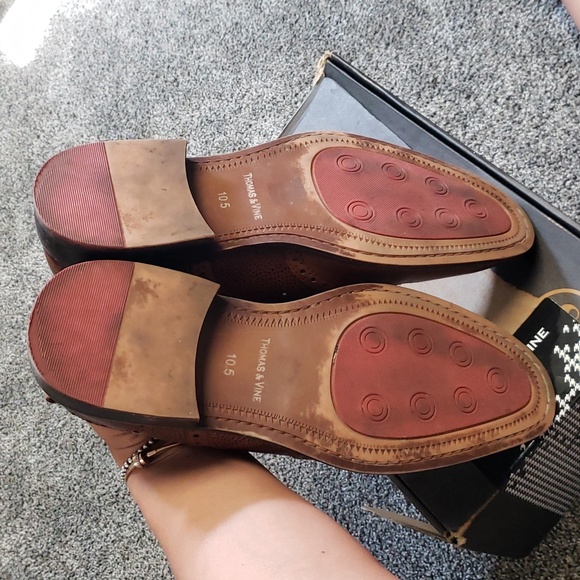 Men's brown dress shoes - Picture 5 of 6